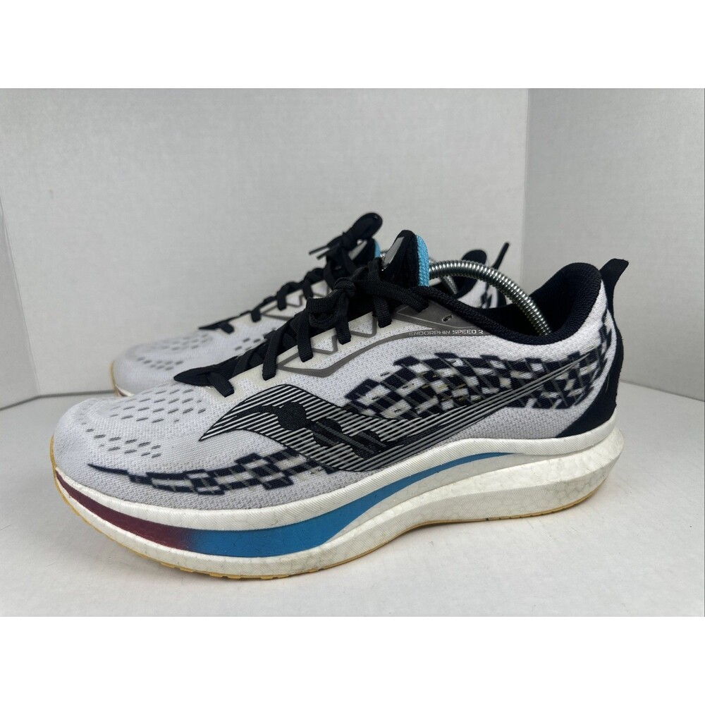Saucony Endorphin Speed 2 Reverie Shoes Mens 11.5 White Running Athletic Sneaker - Picture 2 of 8